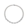 Wedding Necklaces|Majorica Silver Necklace With Pearls And Zircons Venus