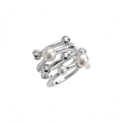Silver Rings|Majorica Silver Ring Cercle