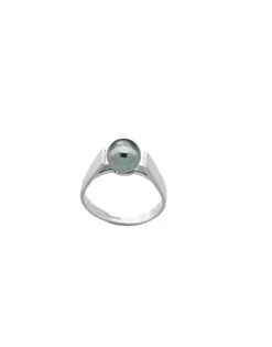 Pearl Engagement Rings|Majorica Silver Ring Nuada With 7Mm Gray Pearl
