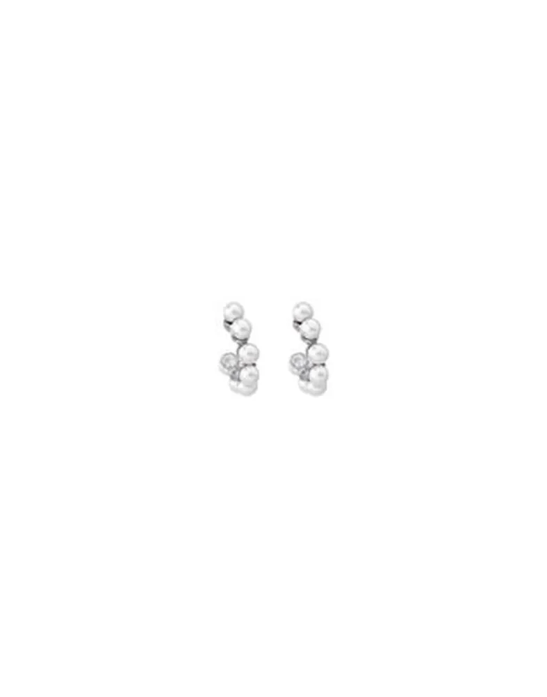 Pearl Hoop Earrings|Majorica Small Hoop Earrings Ada With Pearls