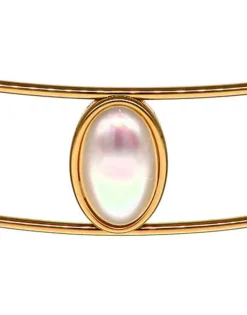 Pearl Chokers|Majorica Symi Gold-Plated Choker With White Pearls
