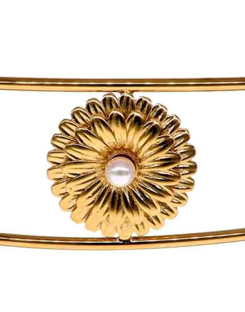 Pearl Chokers|Majorica Symi Gold-Plated Choker With White Pearls