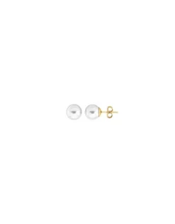 Baby Earrings|Majorica Taylor 18-Carat Gold 6Mm White Pearl Earrings