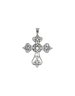 Pendant Chain|Majorica Tudor Pendant Peregrina With Pearl Over Cross