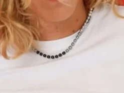 Pearl Chokers|Majorica Unisex Nyx Necklace With Degrade Effect Pearls