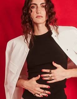 Large Pearl Rings|Majorica Zale Hallmark Ring With Square Black Pearl