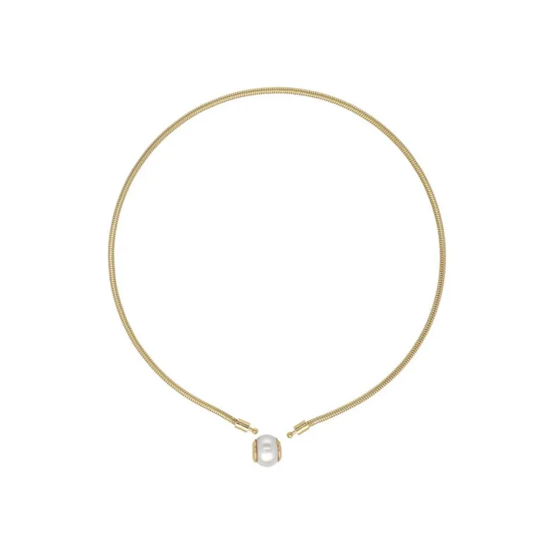 Multipurpose Pendant|Majorica Zindis 40Cm Gold Chain Necklace