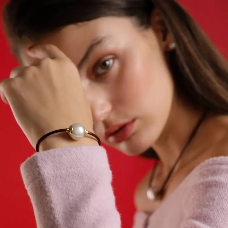 Leather Bracelets|Majorica Zindis 16Cm Leather Bracelet